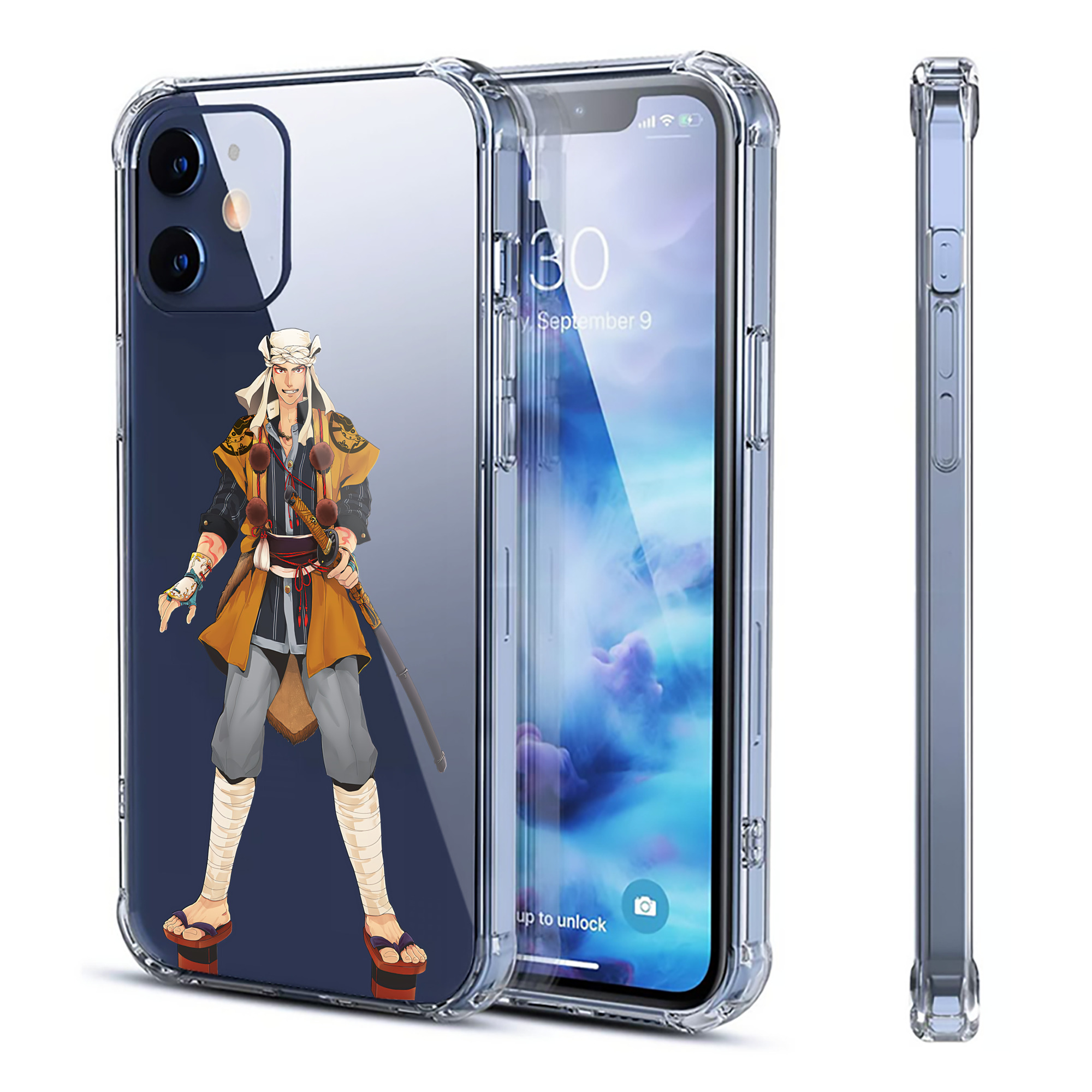 （画像用） 刀剣乱舞 Touken Ranbu 【iPhone 12シリーズ対応】透明スマホケース（クリアソフトケース）